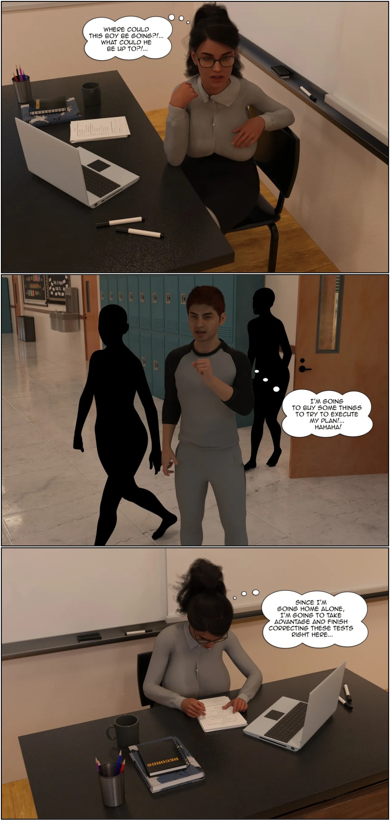 My Teacher Is My StepMom Porn Comics english 50