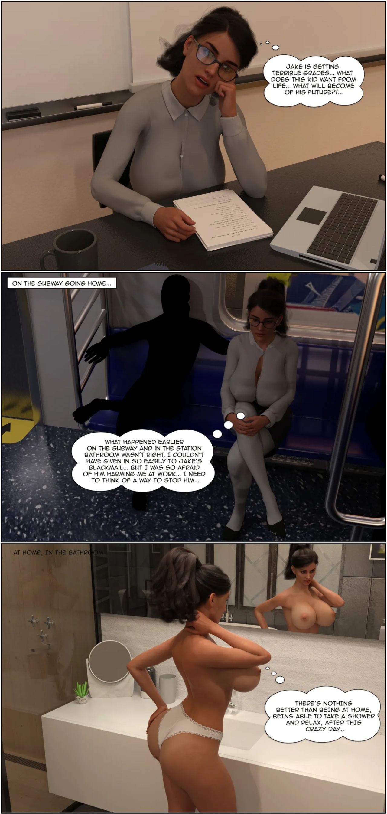 My Teacher Is My StepMom Porn Comics english 51