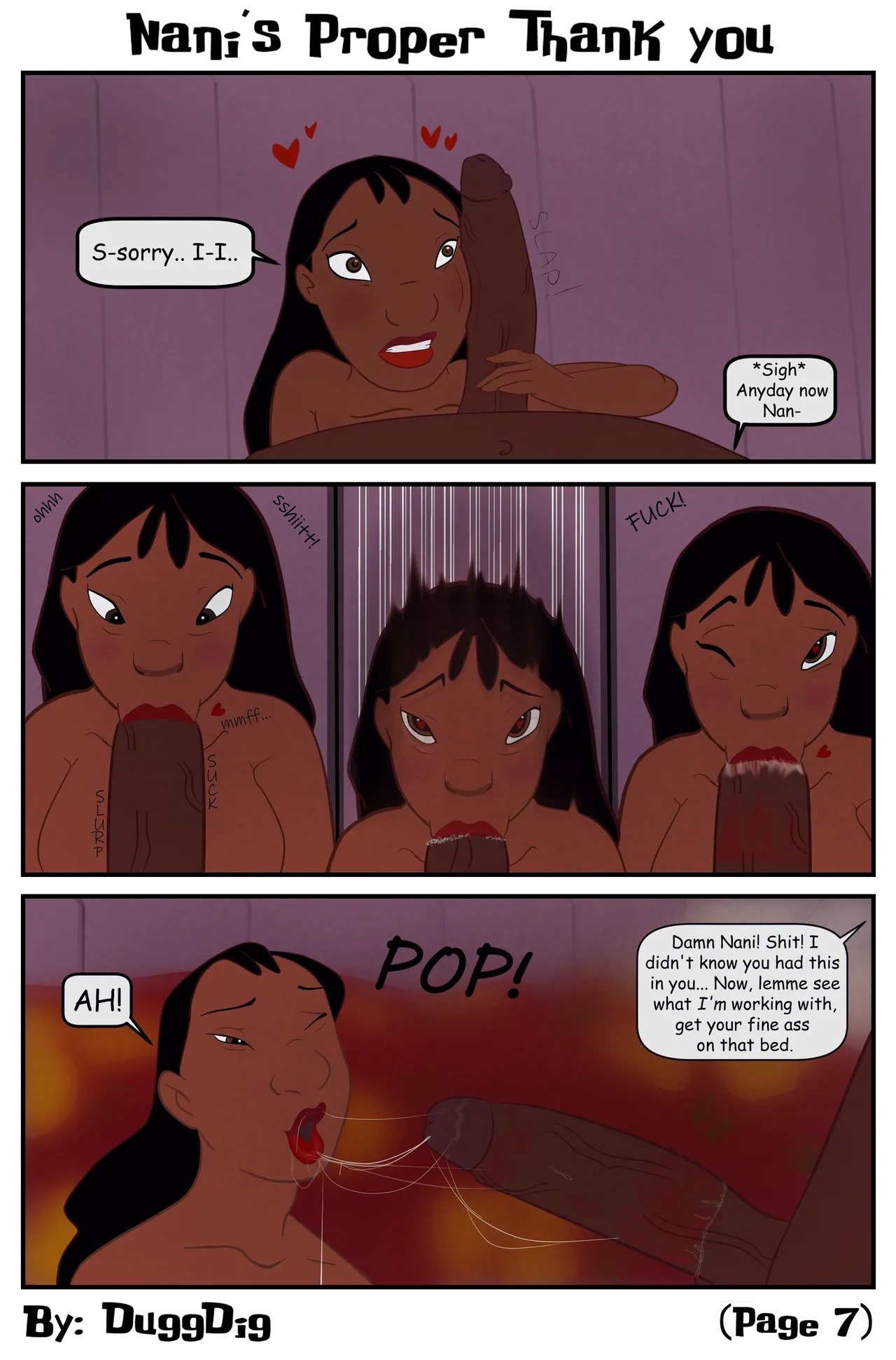 Nani's Proper Thank You Porn Comics english 11