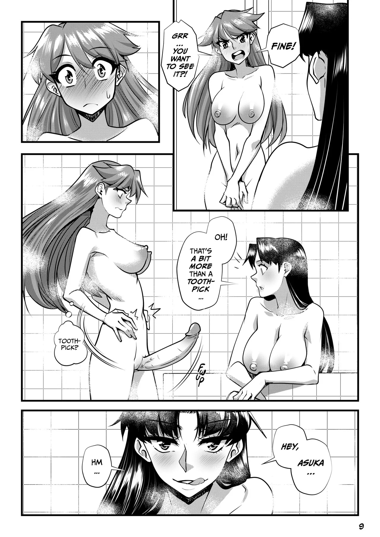 Neon Genital Evangelion: Asuka Strikes!? Porn Comics english 12