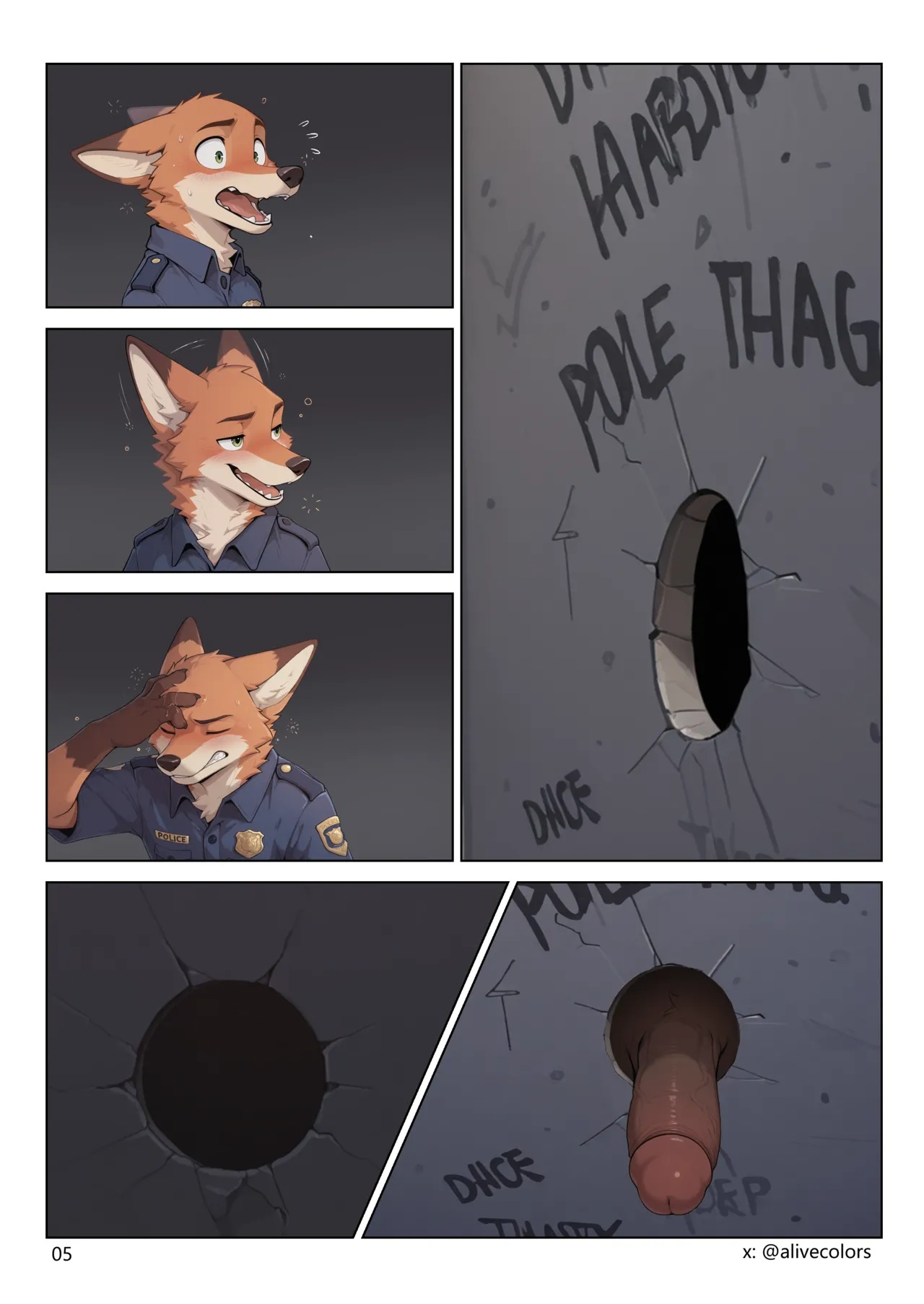 Nick's Field Patrol At Night Porn Comics english 05