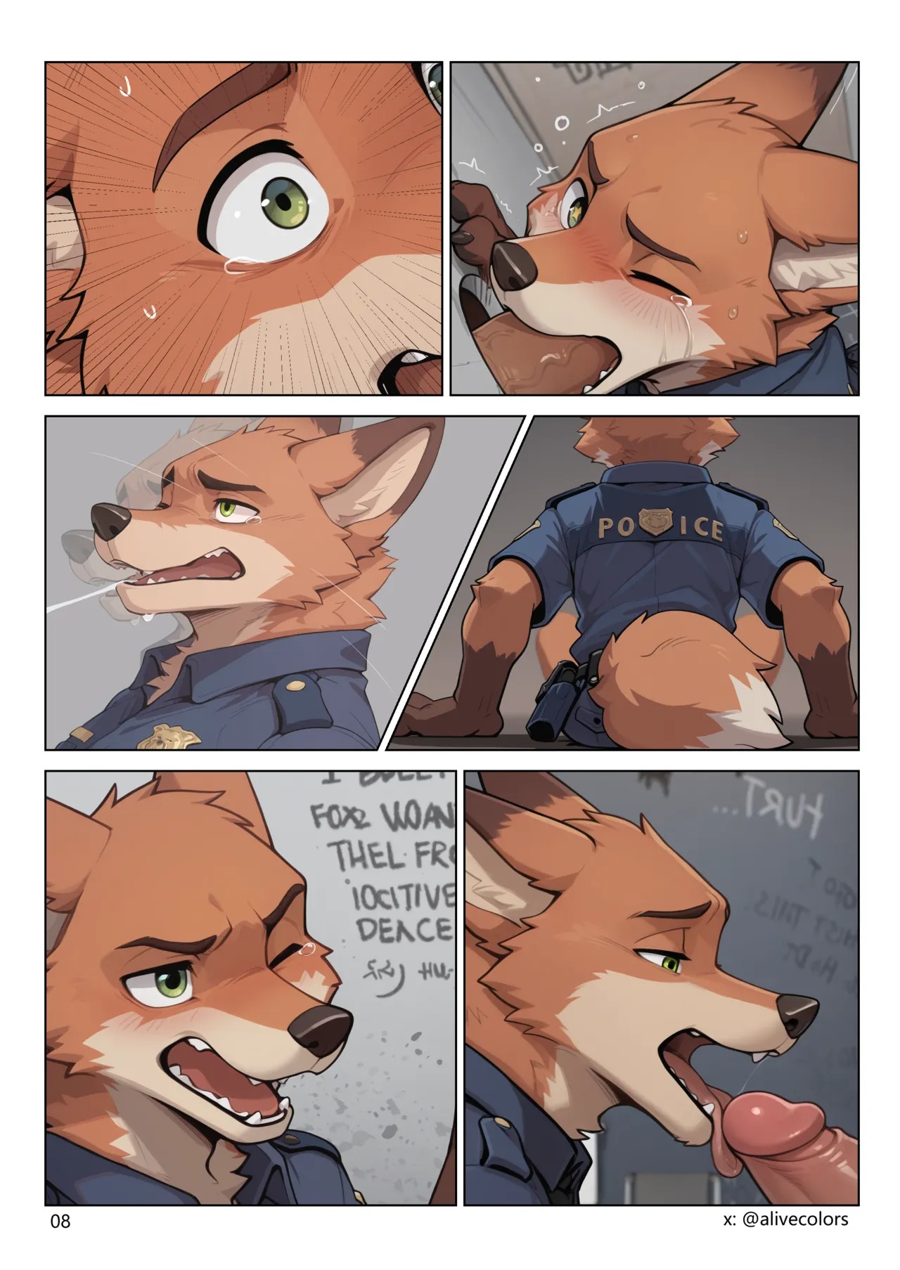 Nick's Field Patrol At Night Porn Comics english 08