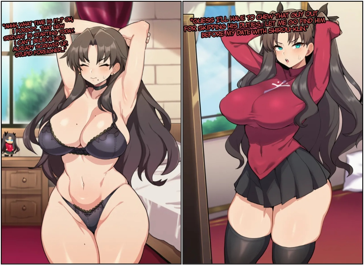 Rich Bitch Tohsaka Porn Comics english 02