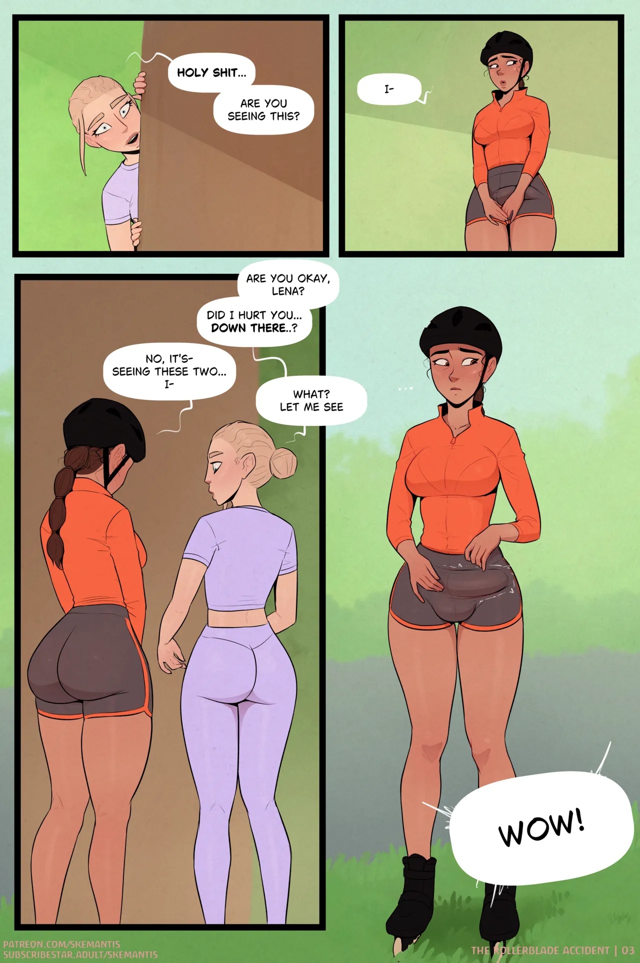 Rollerblade Accident Porn Comics english 03