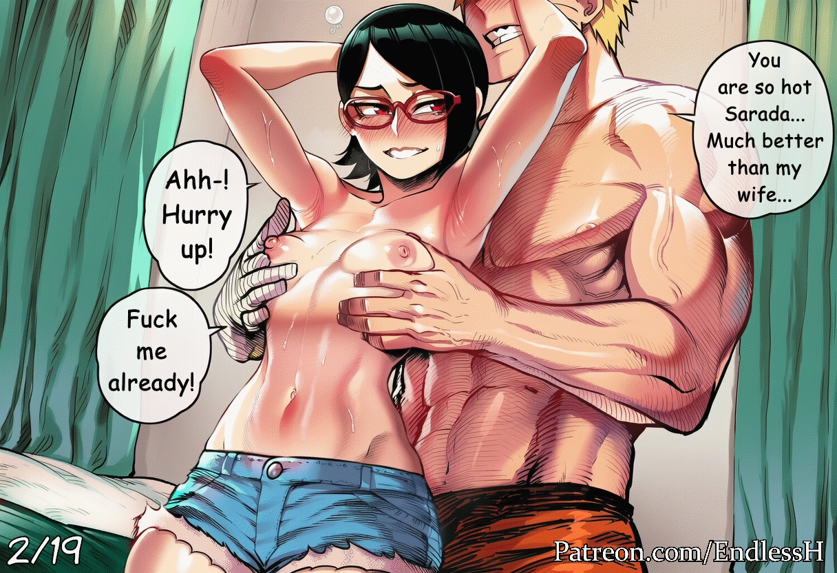 Sarada x Naruto: Noises Of a Hidden Passion Porn Comics english 03