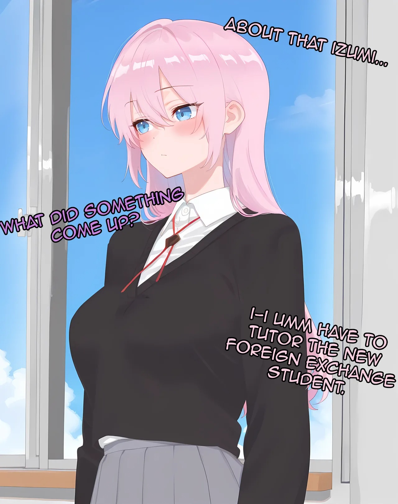 Shikimori Has a "Tutoring" Session With Her Boyfriends Bully Porn Comics english 02