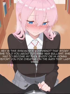 Shikimori Has a "Tutoring" Session With Her Boyfriends Bully Porn Comics english 04