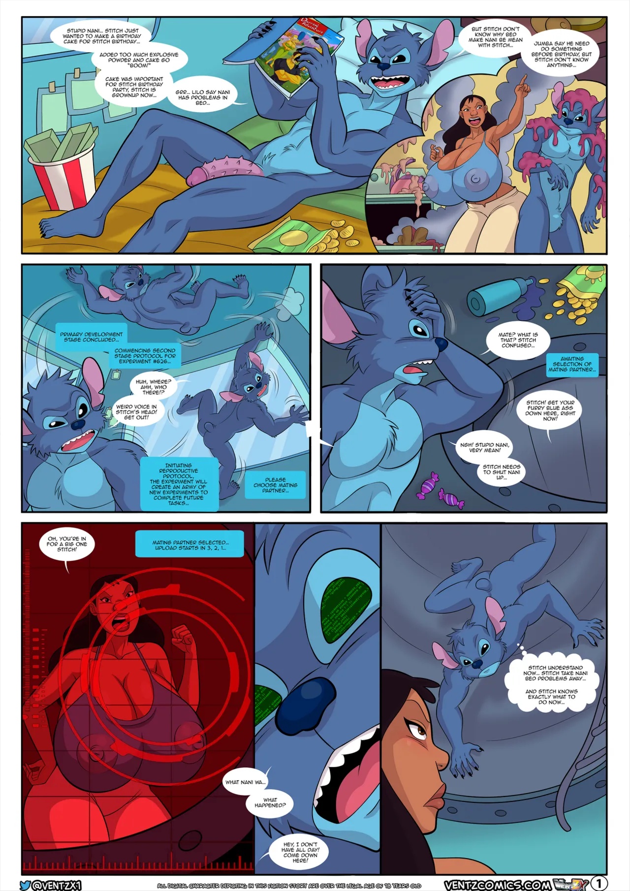 Stitch's New Glitch Porn Comics english 02
