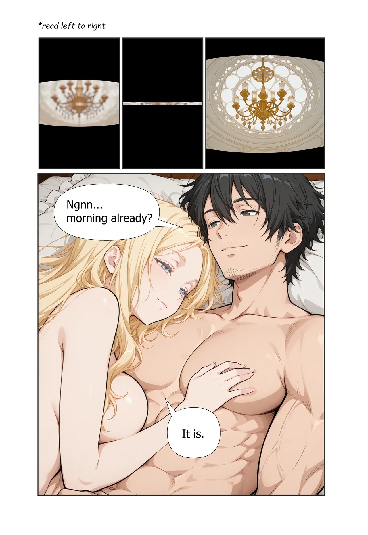 Stranded Harem Part 1: The Morning She Withheld Porn Comics english 05