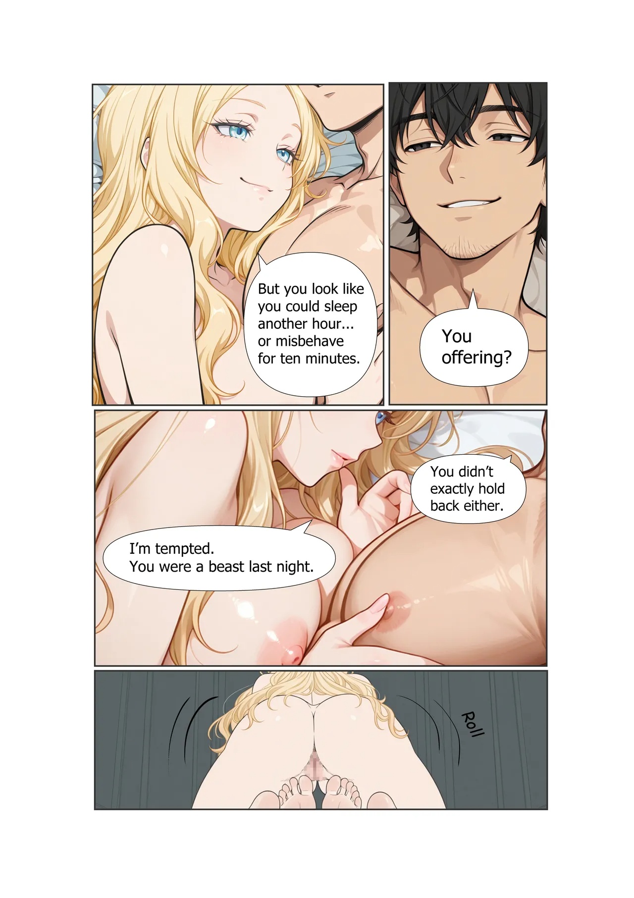 Stranded Harem Part 1: The Morning She Withheld Porn Comics english 06