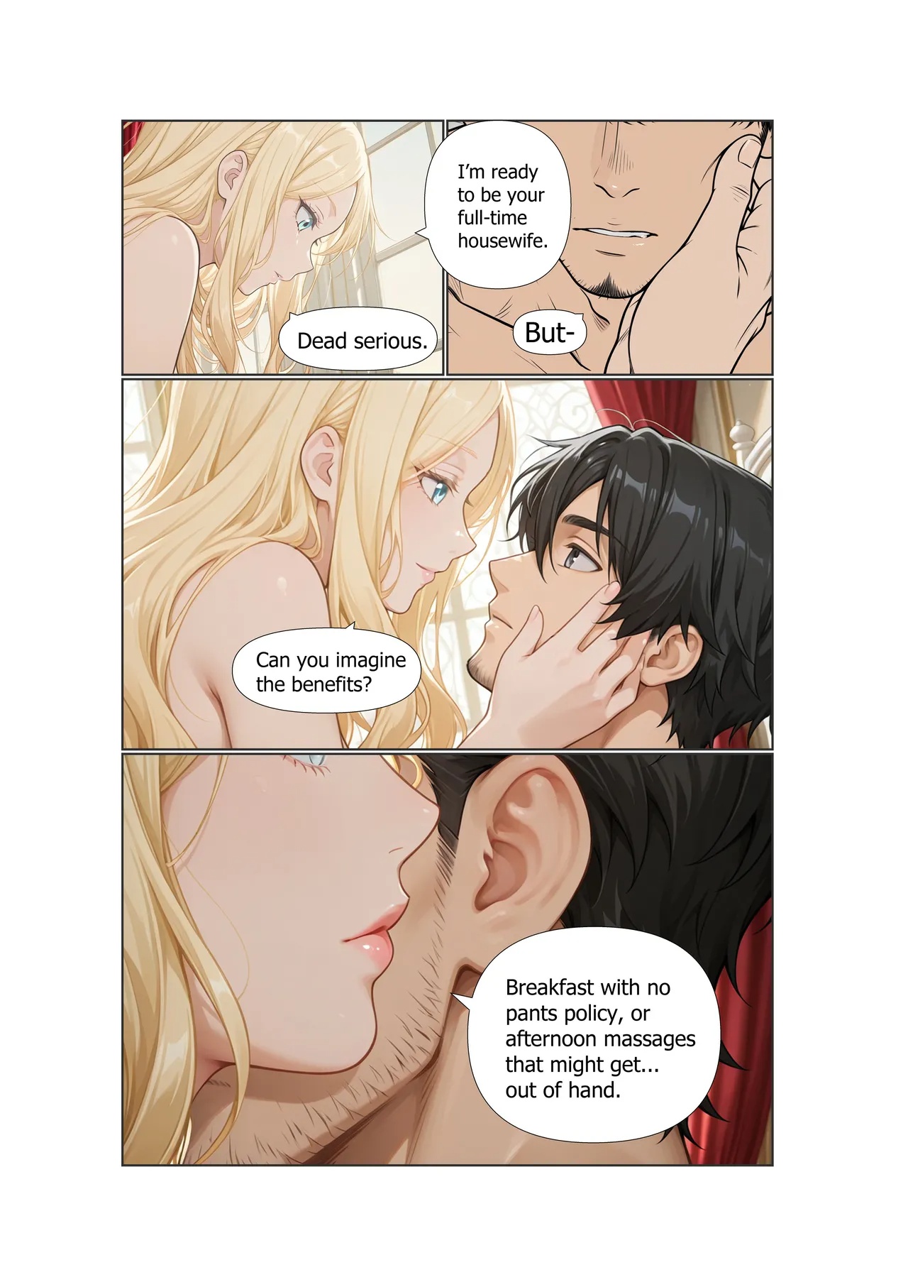 Stranded Harem Part 1: The Morning She Withheld Porn Comics english 09