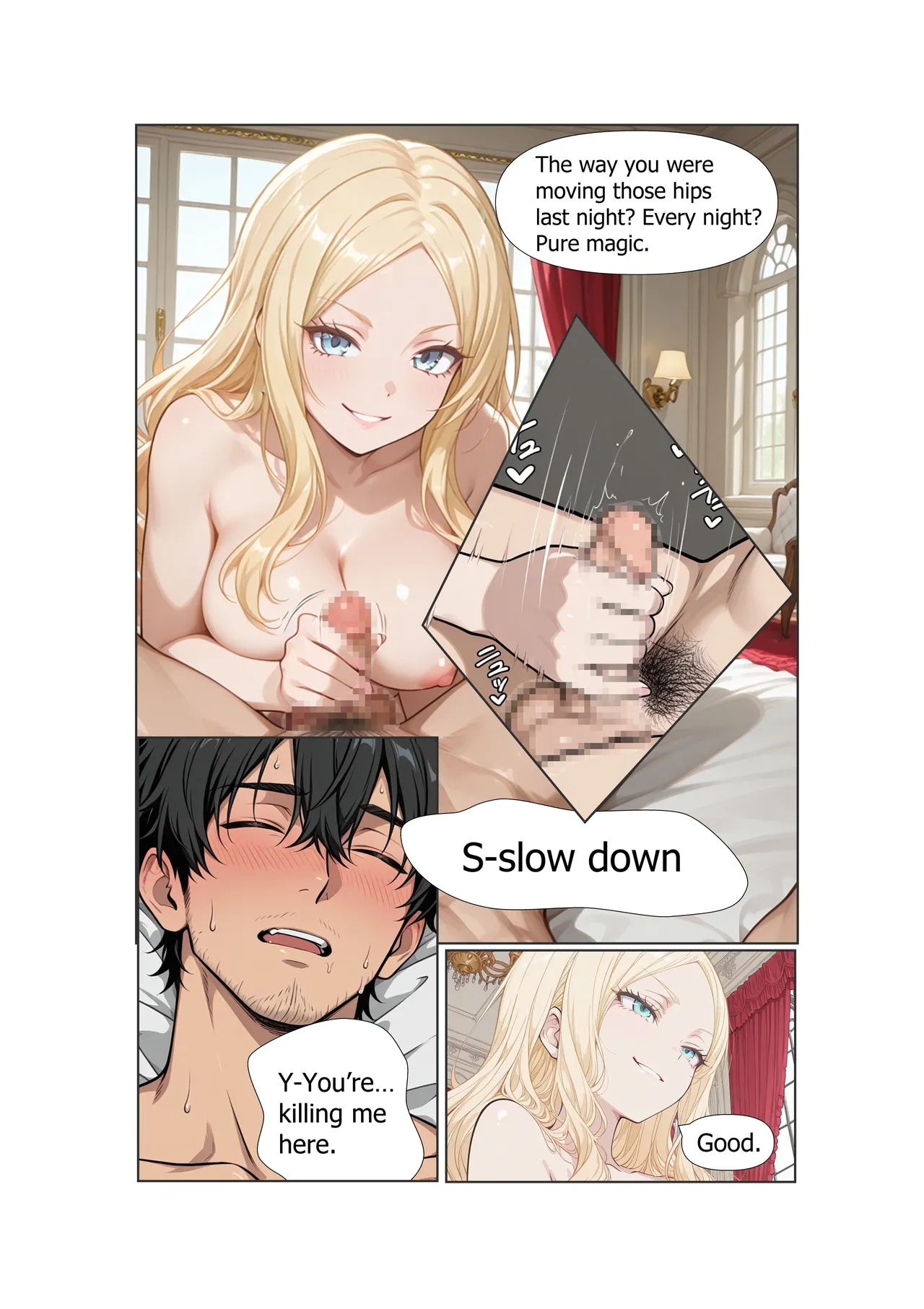 Stranded Harem Part 1: The Morning She Withheld Porn Comics english 18