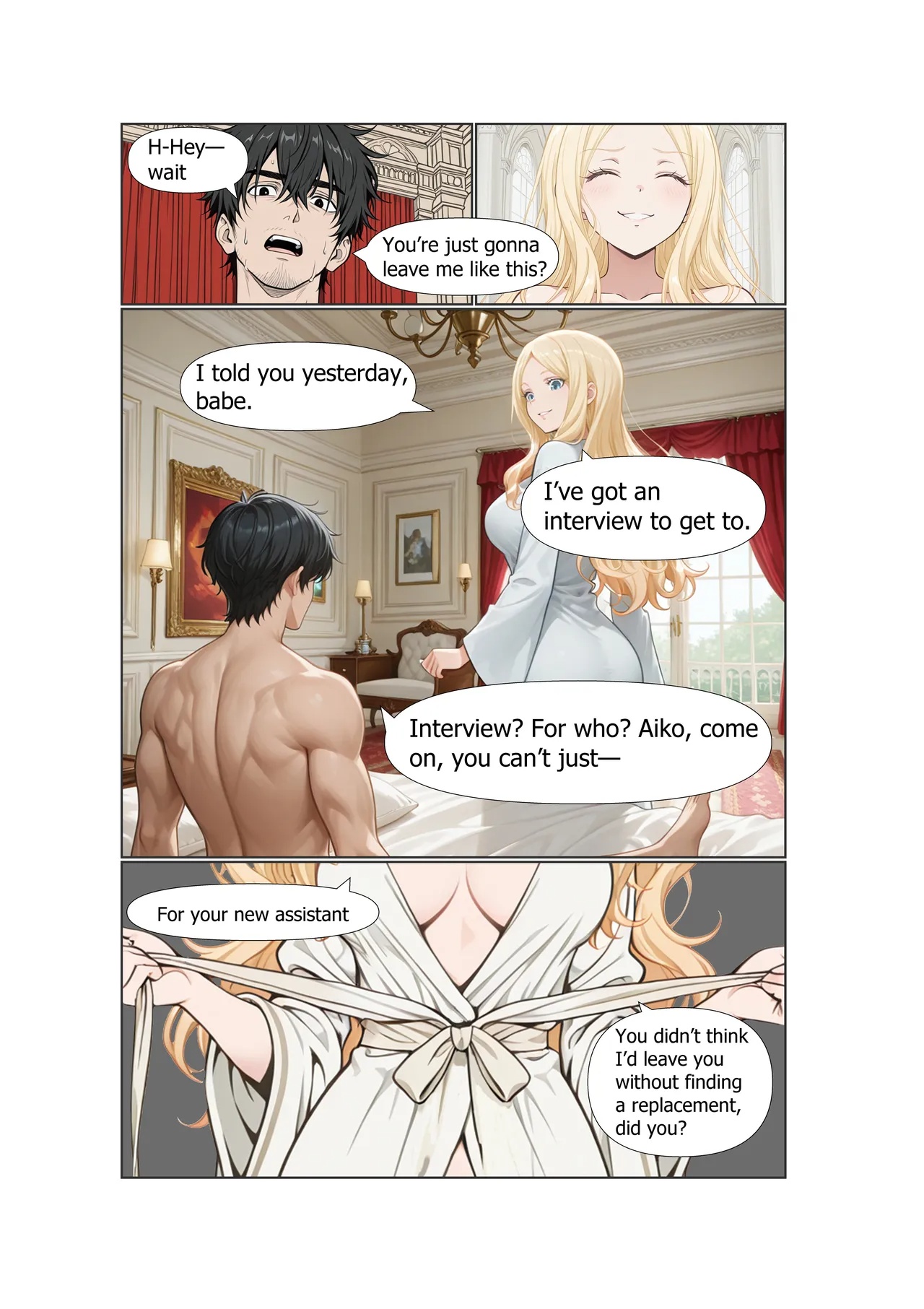 Stranded Harem Part 1: The Morning She Withheld Porn Comics english 21