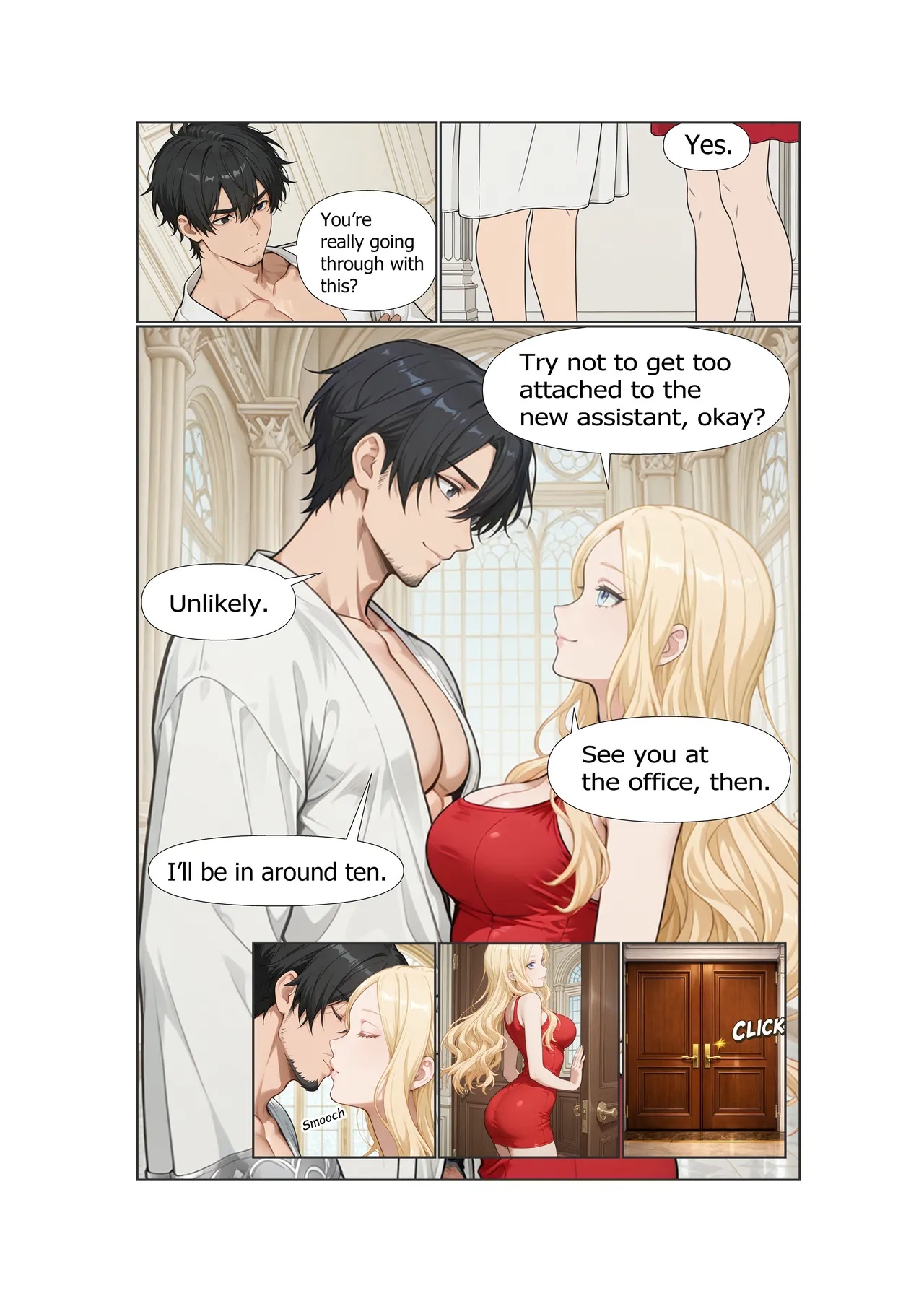 Stranded Harem Part 1: The Morning She Withheld Porn Comics english 26