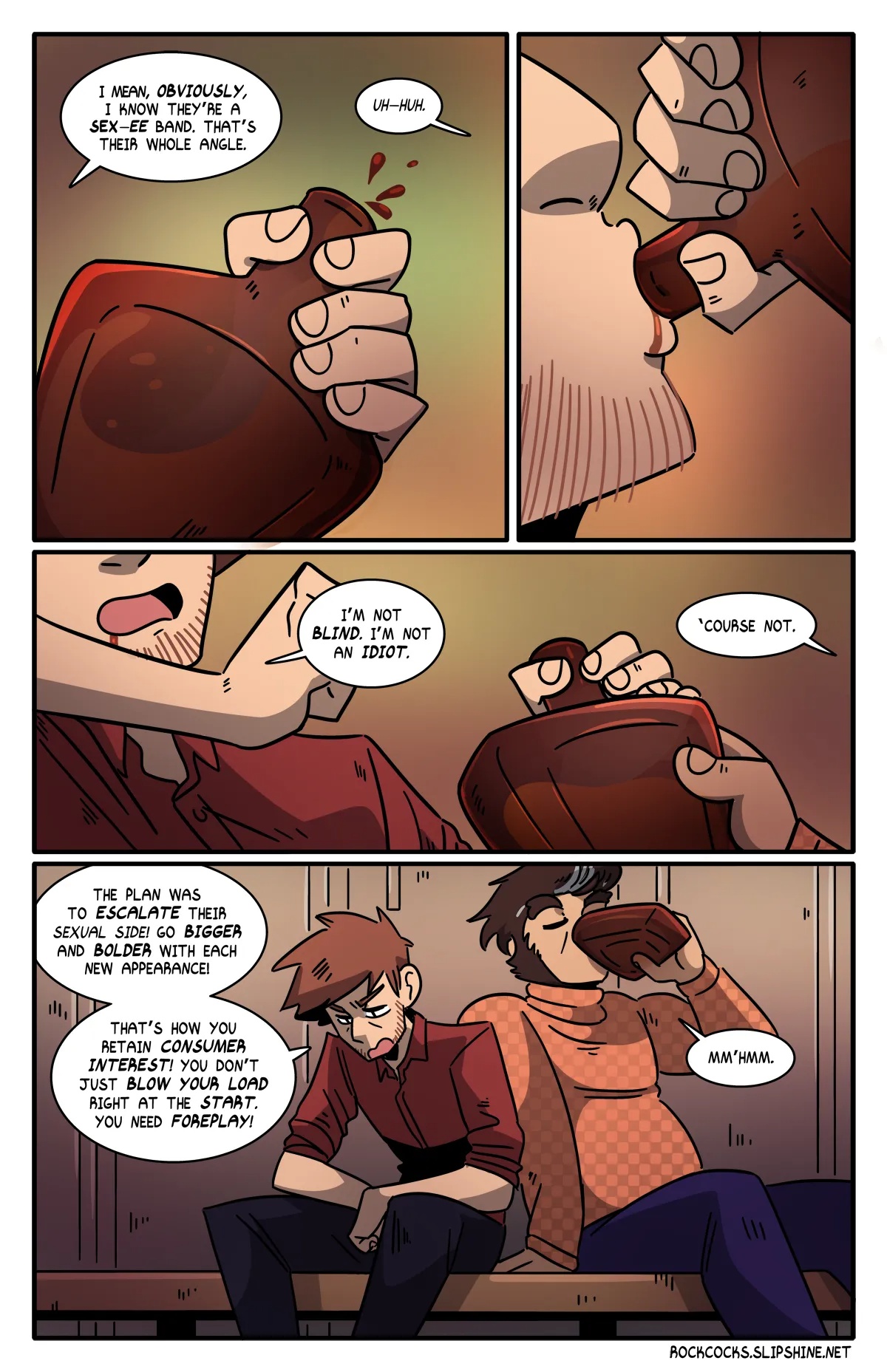 The Rock Cocks Part 21: The First Sin Porn Comics english 18