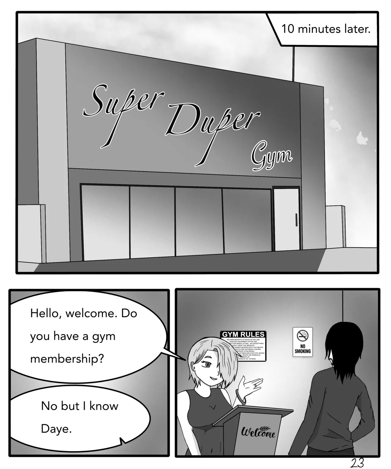 Three's Company-Gym Daye Porn Comics english 24