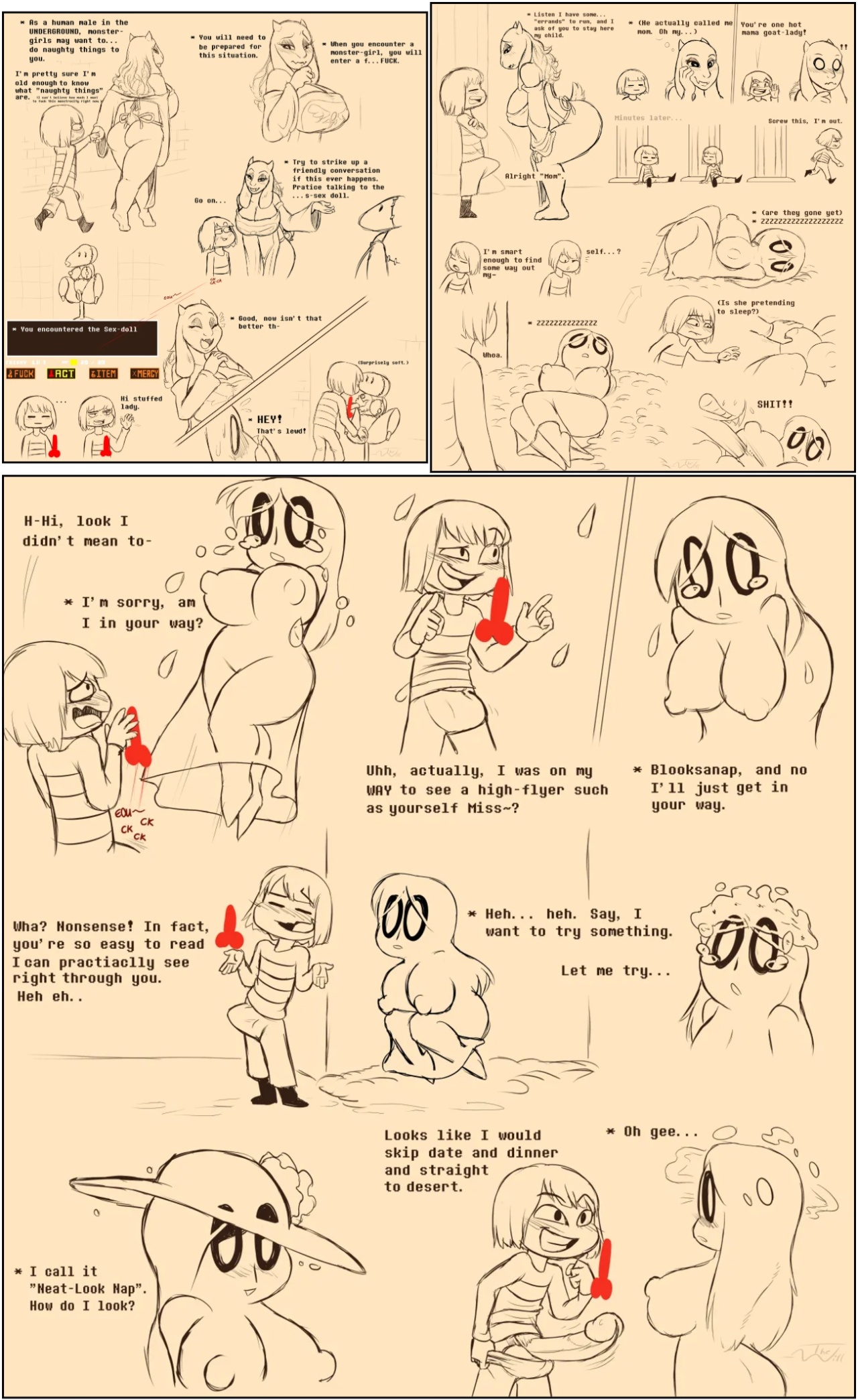 Under(her)tail: Monster-Girl Edition Porn Comics english 13