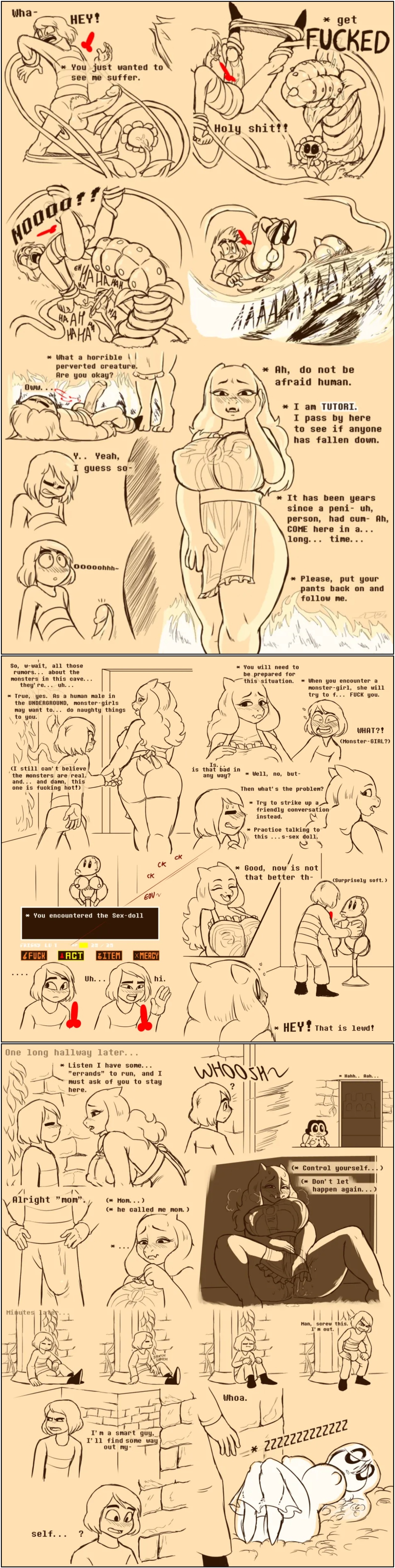 Under(her)tail: Monster-Girl Edition Porn Comics english 21