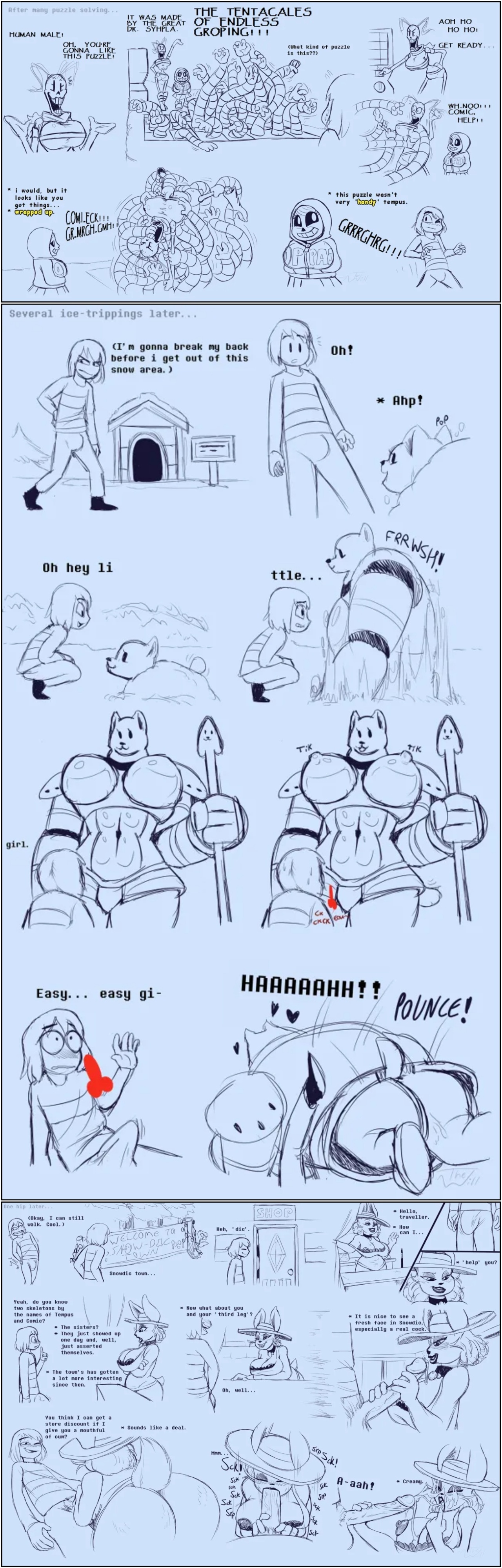 Under(her)tail: Monster-Girl Edition Porn Comics english 28