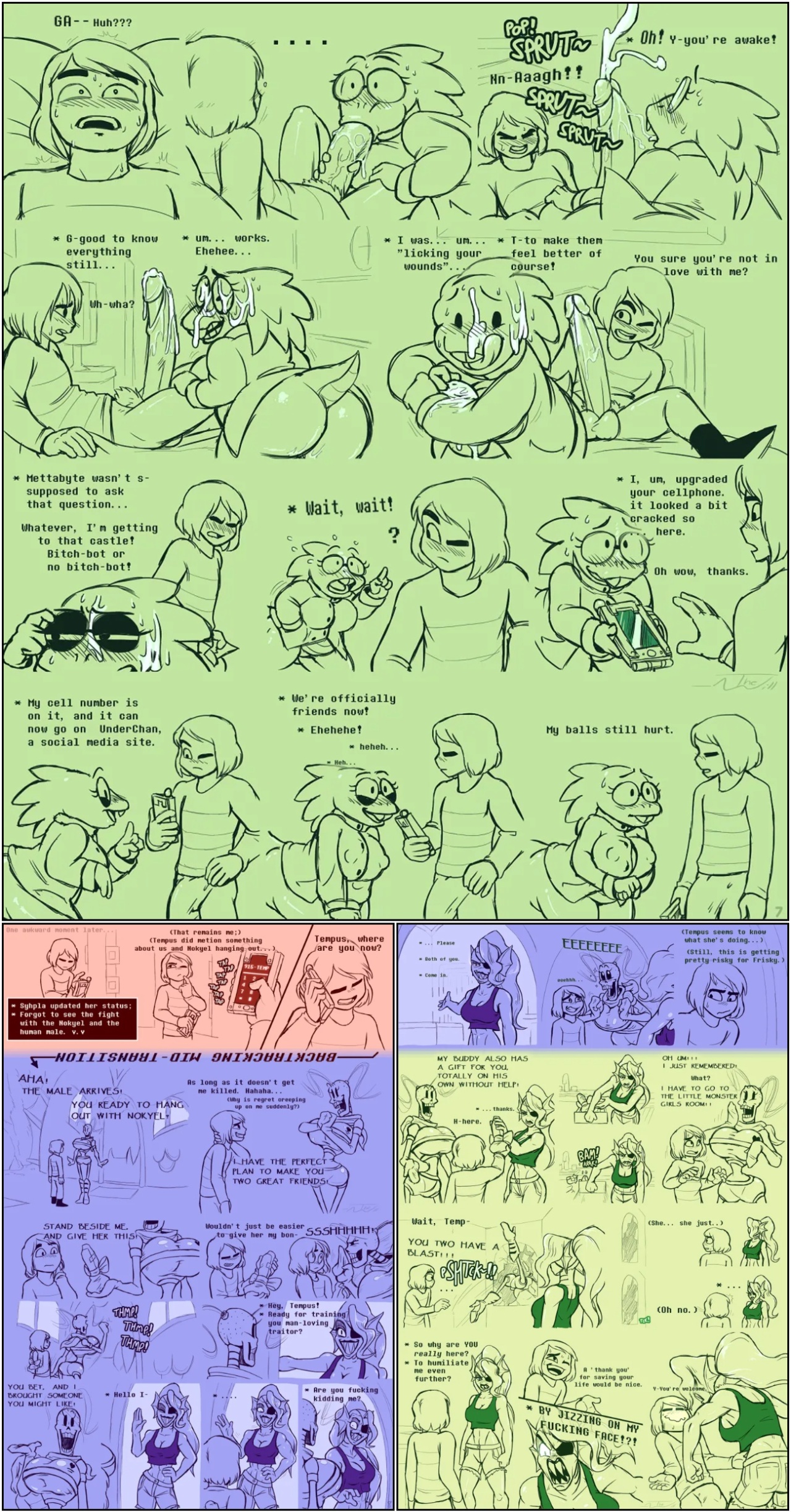 Under(her)tail: Monster-Girl Edition Porn Comics english 41