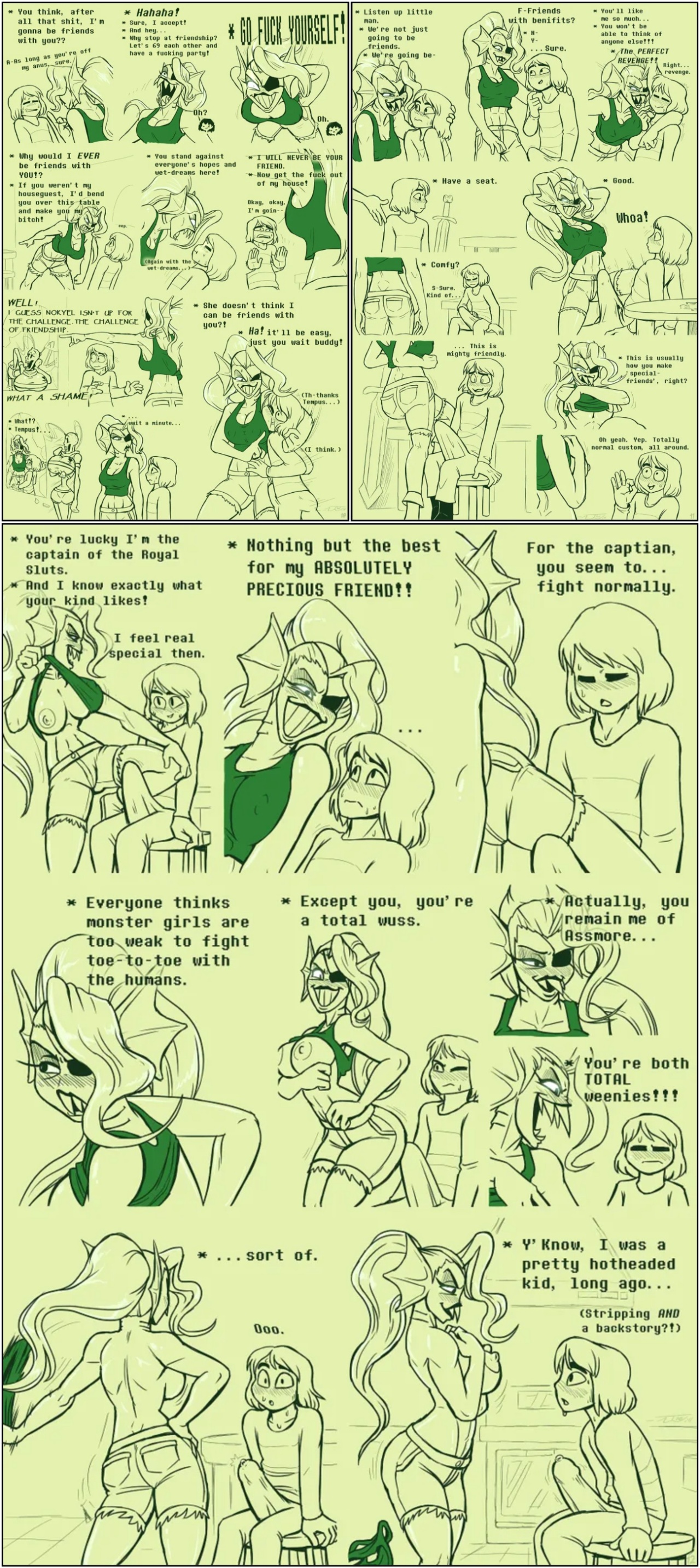 Under(her)tail: Monster-Girl Edition Porn Comics english 42