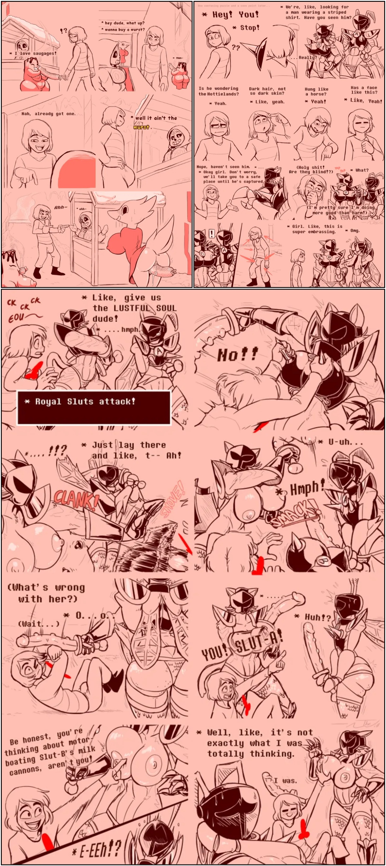 Under(her)tail: Monster-Girl Edition Porn Comics english 47