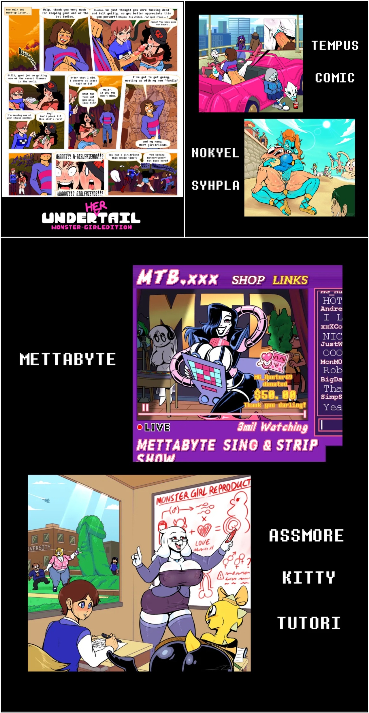 Under(her)tail: Monster-Girl Edition Porn Comics english 94