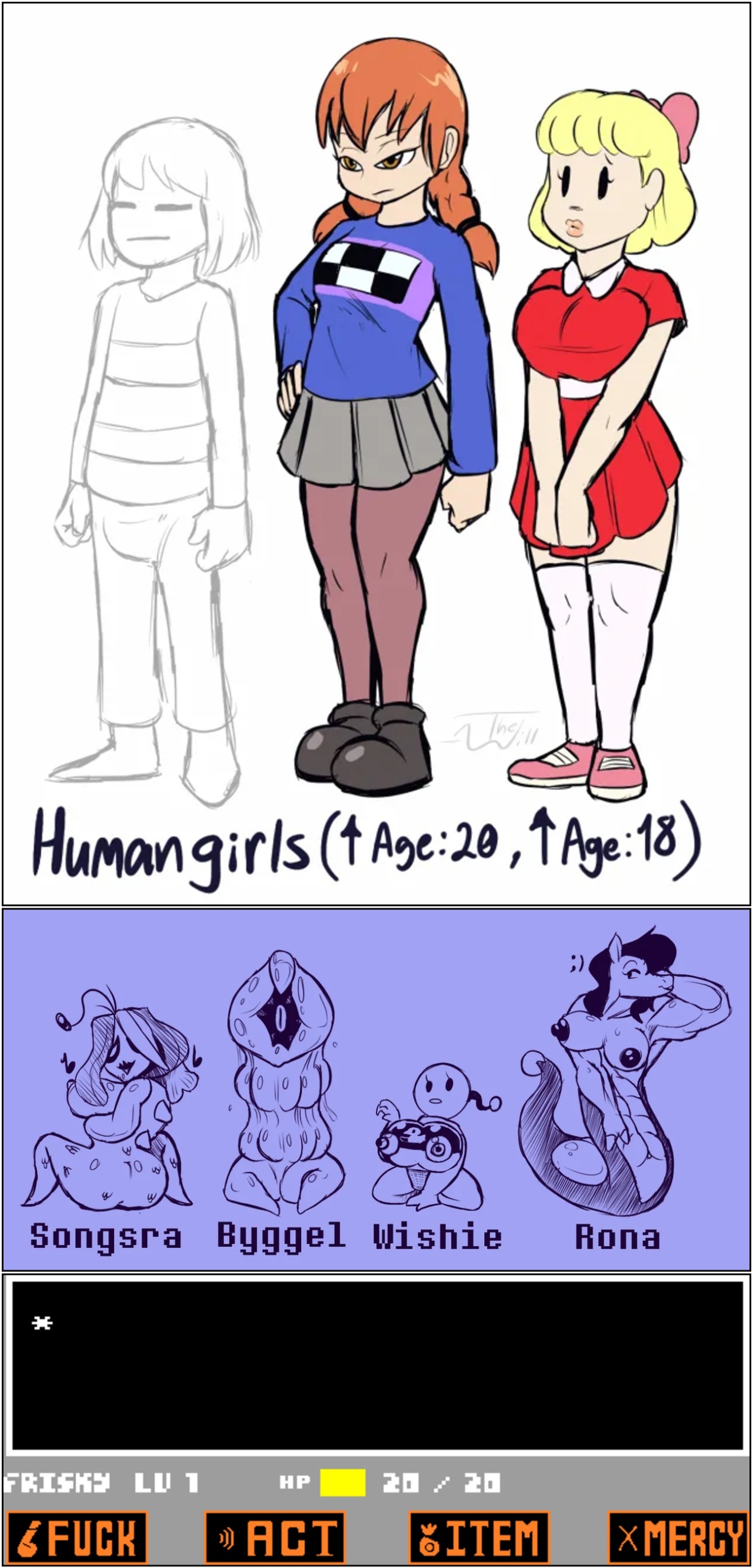 Under(her)tail: Monster-Girl Edition Porn Comics english 98