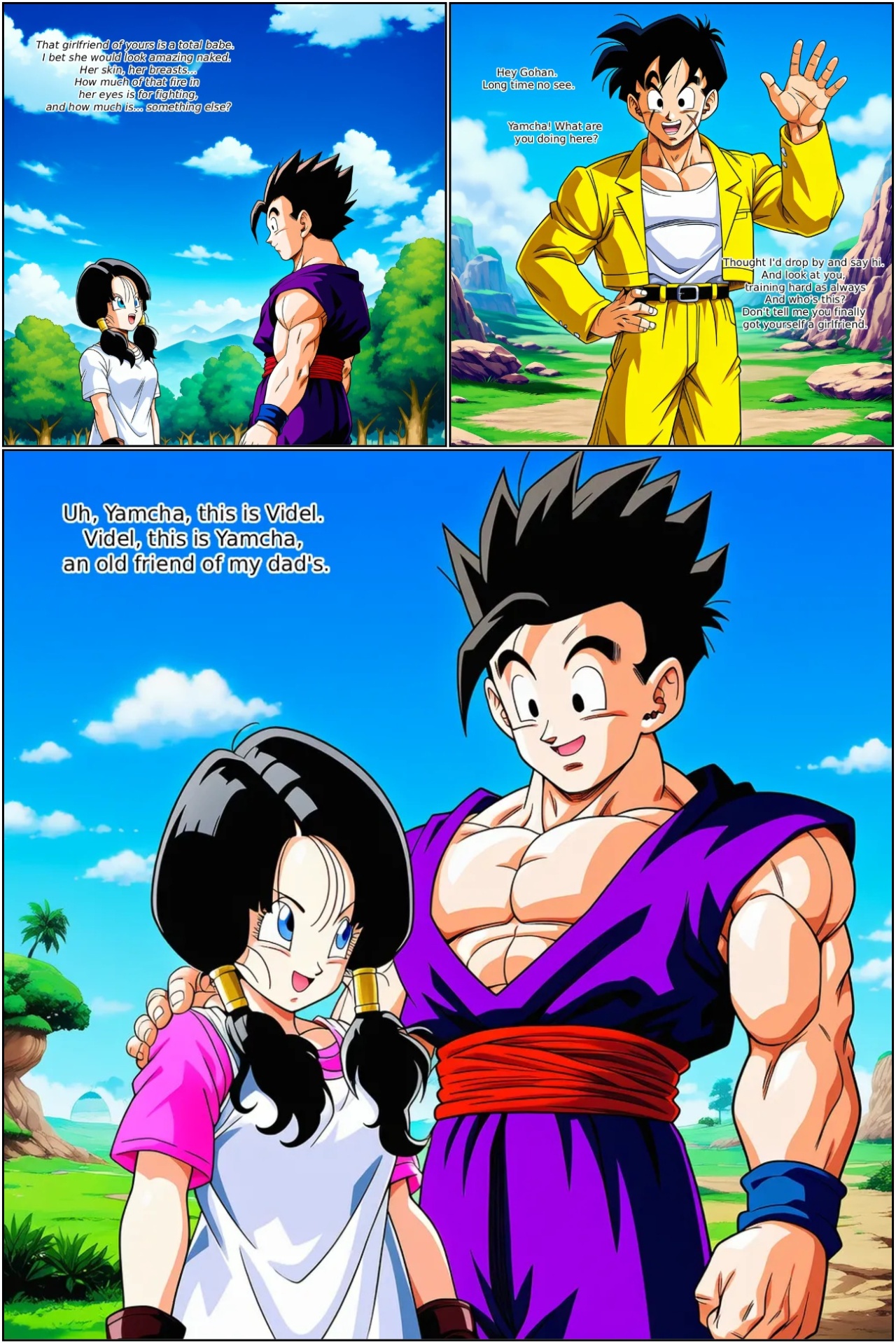 Videl's Training Session Porn Comics english 03