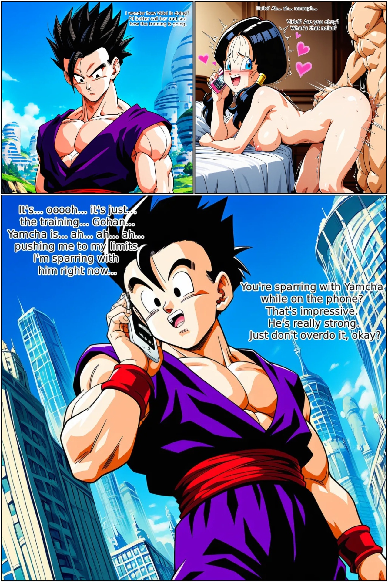 Videl's Training Session Porn Comics english 12