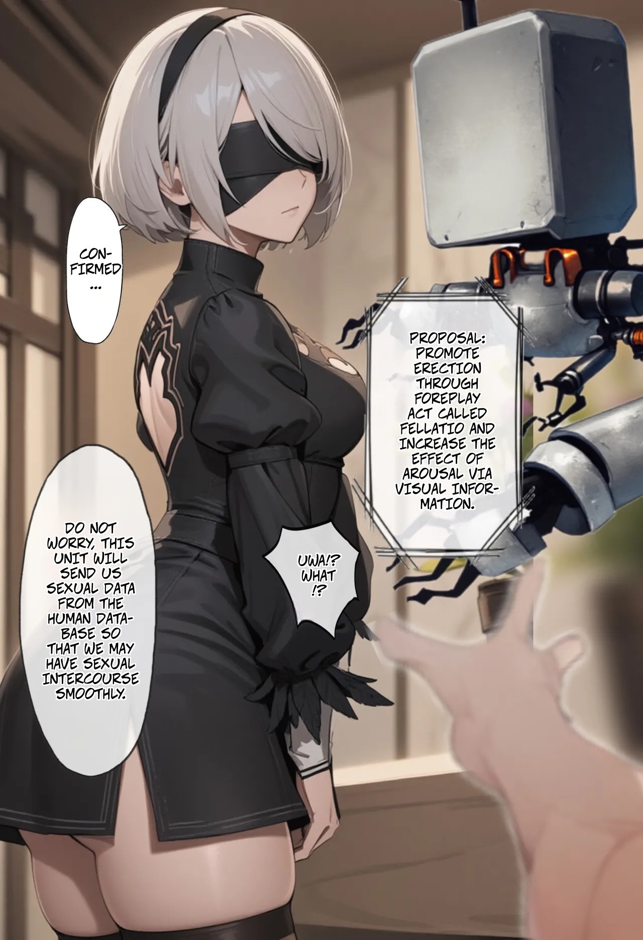 What If The Goal Of The YoRHa Project Was To Revive Humanity? Porn Comics english 09