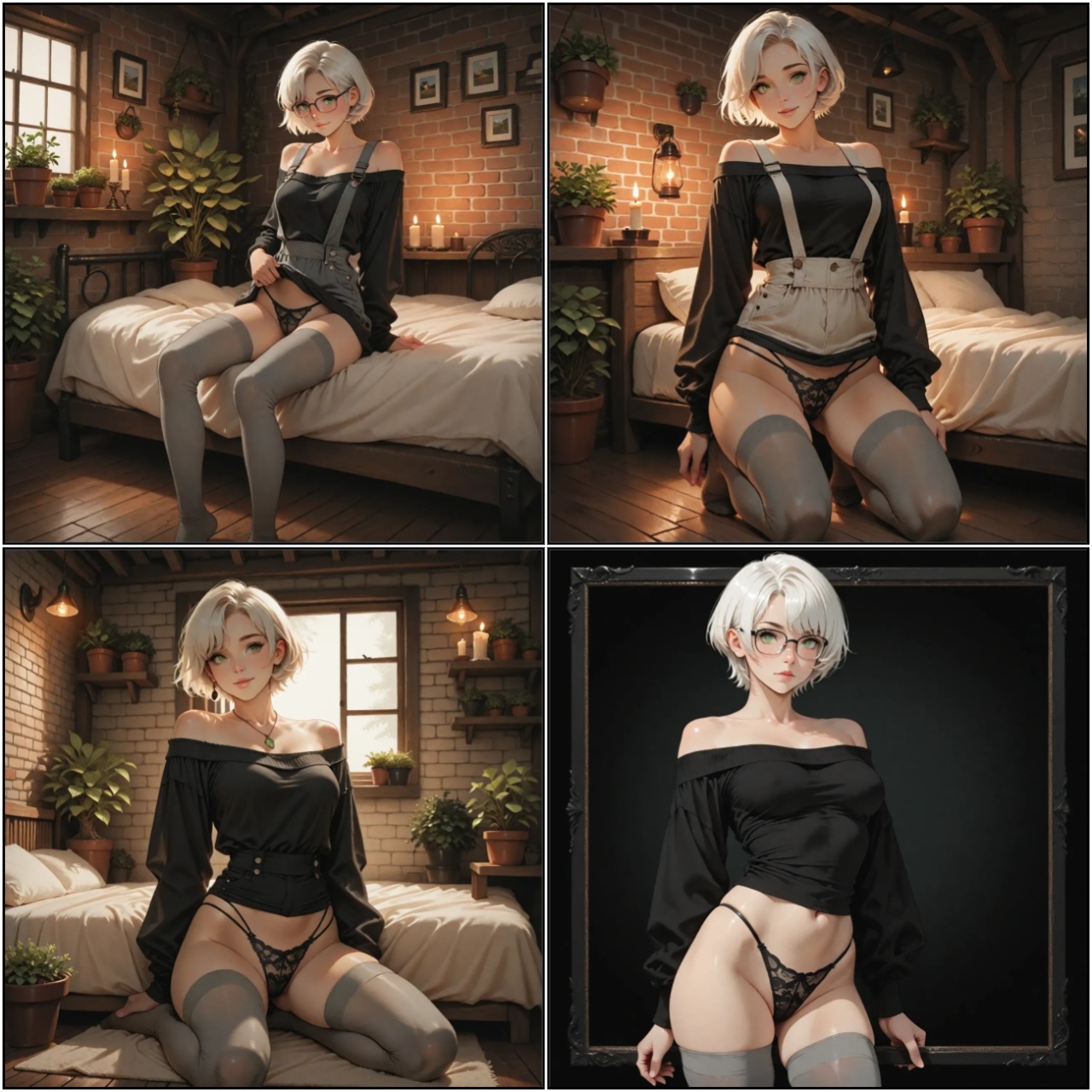 White Hair Studio MMF Threesome Groupsex Porn Comics english 02