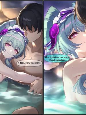 Yae Miko Onsen Porn Comics english 02