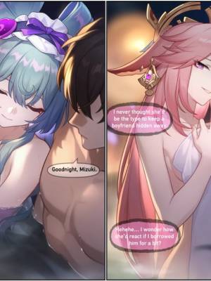 Yae Miko Onsen Porn Comics english 04