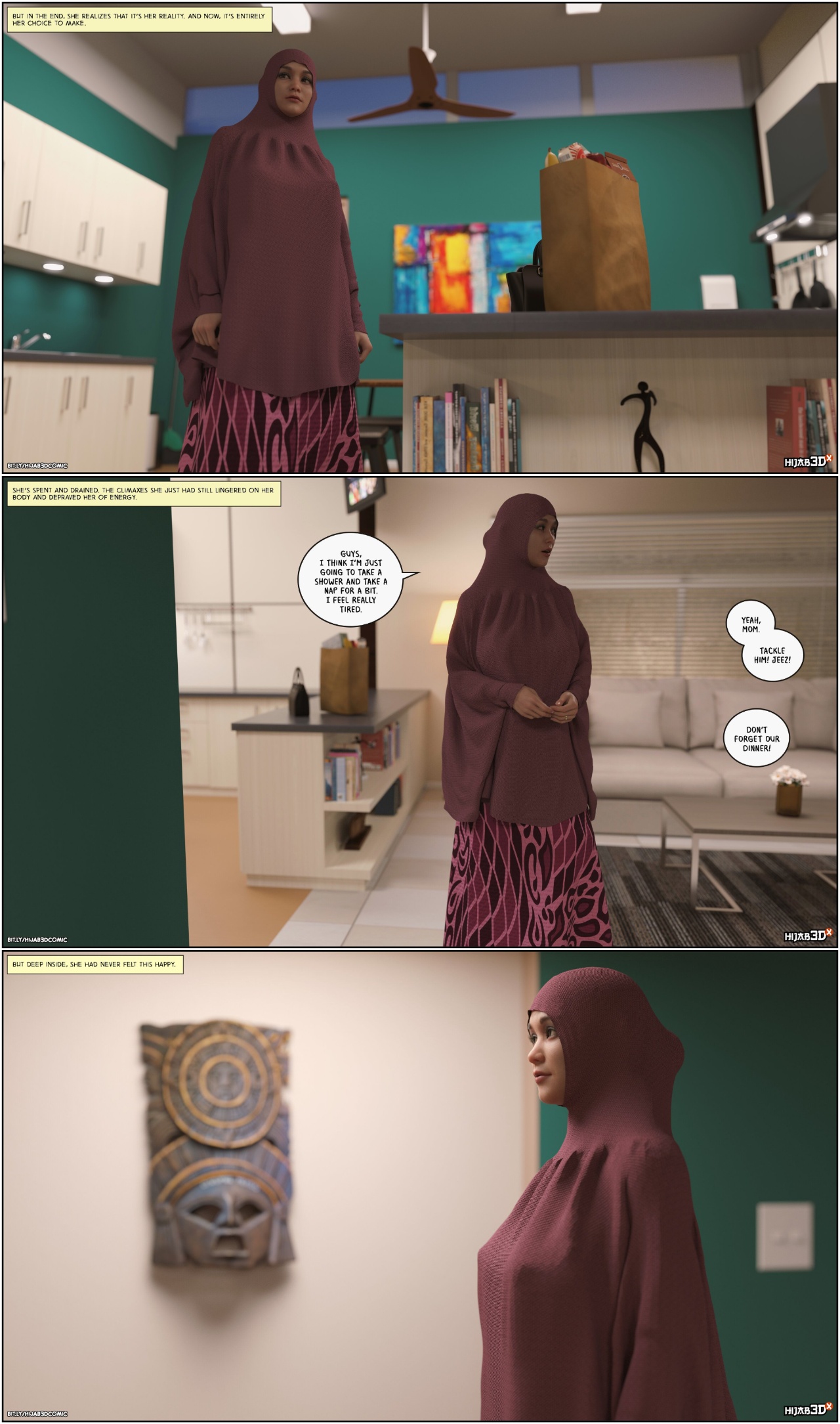 10 AM By Hijab 3DX Part 5 Porn Comics english 05