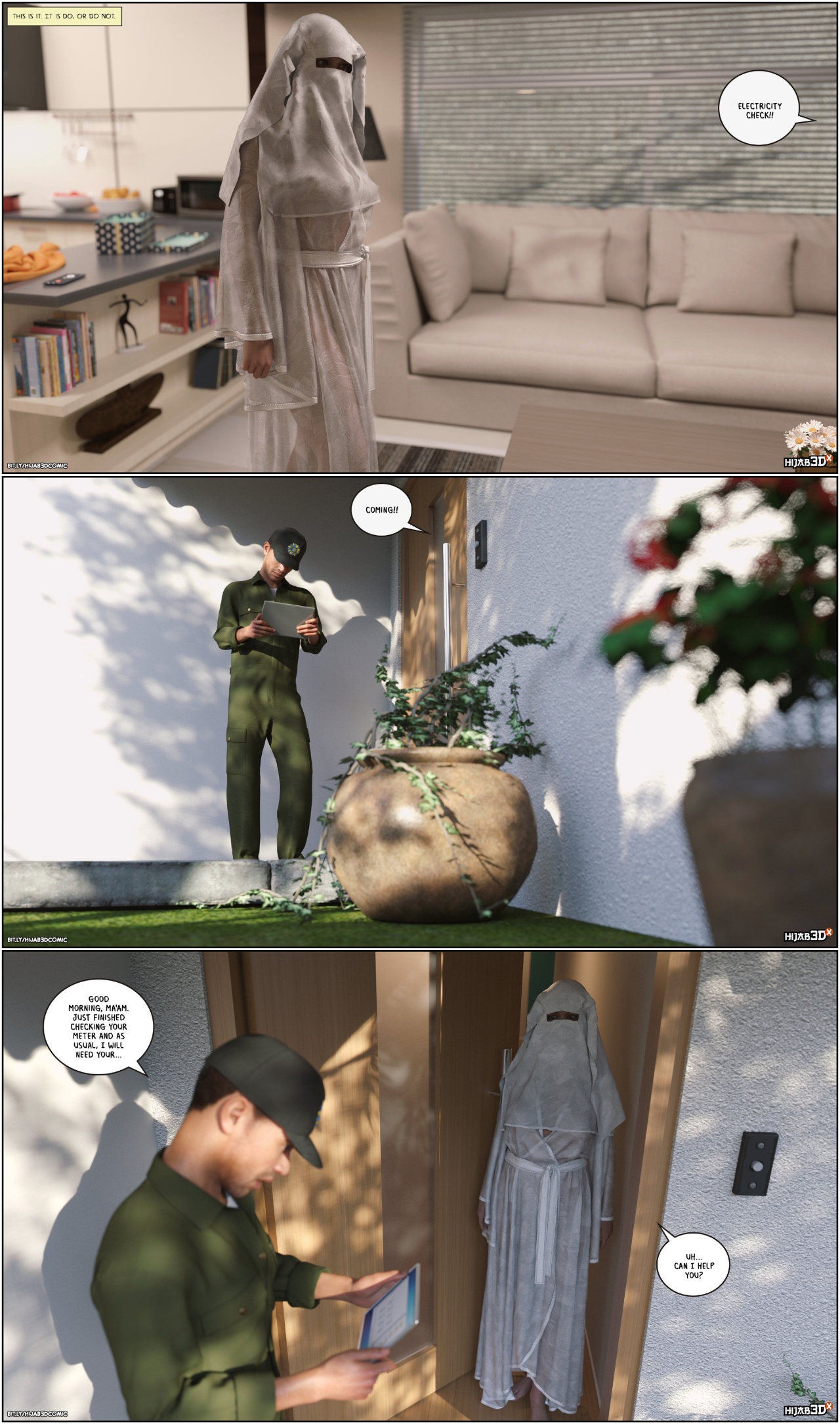 10 AM By Hijab 3DX Part 5 Porn Comics english 15