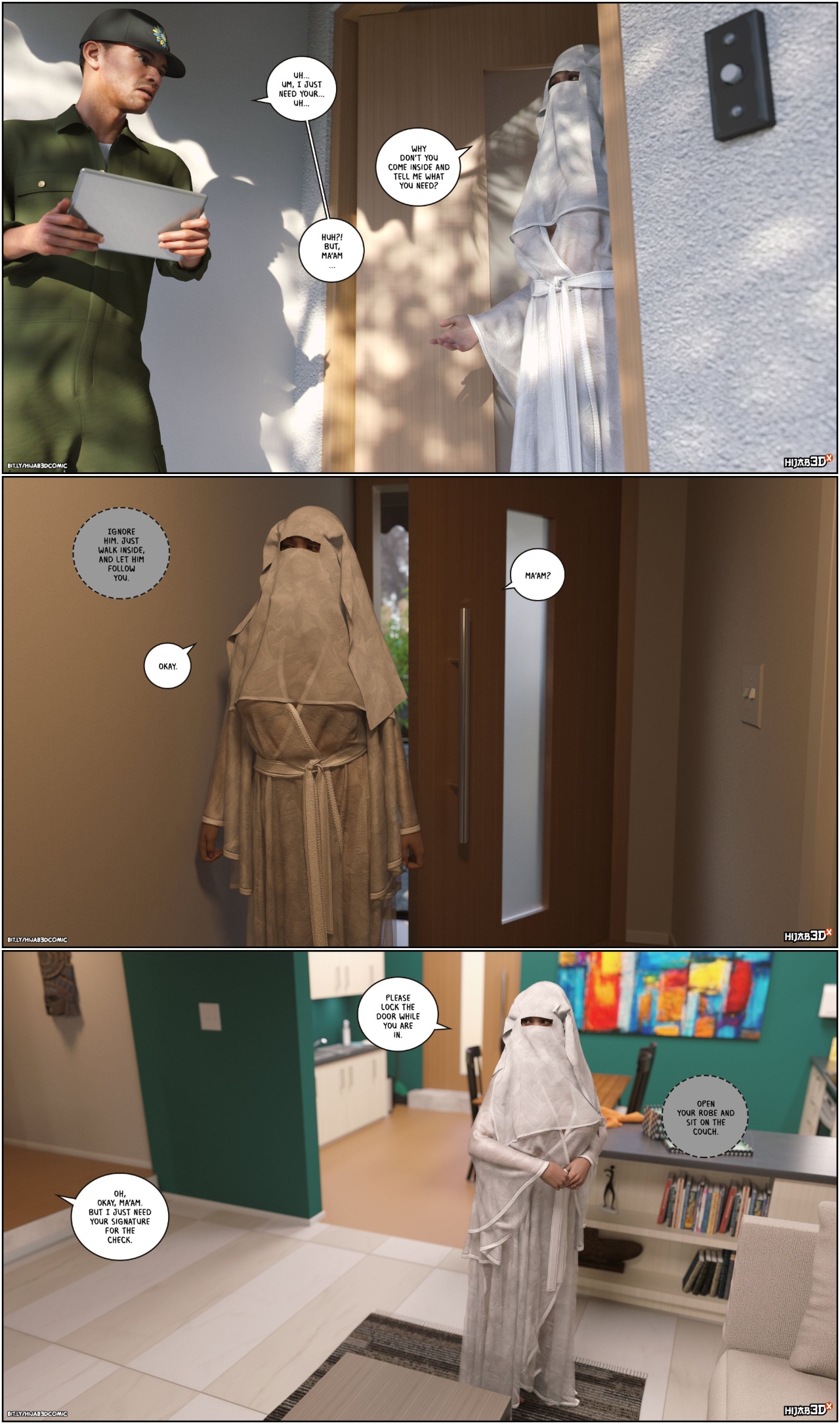 10 AM By Hijab 3DX Part 5 Porn Comics english 16