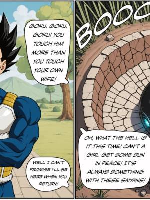 AI Generated: Bulma Cheats Porn Comics english 02