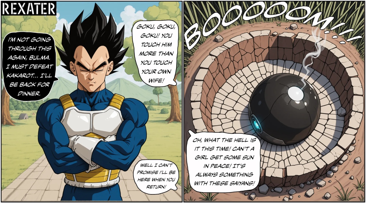 AI Generated: Bulma Cheats Porn Comics english 02