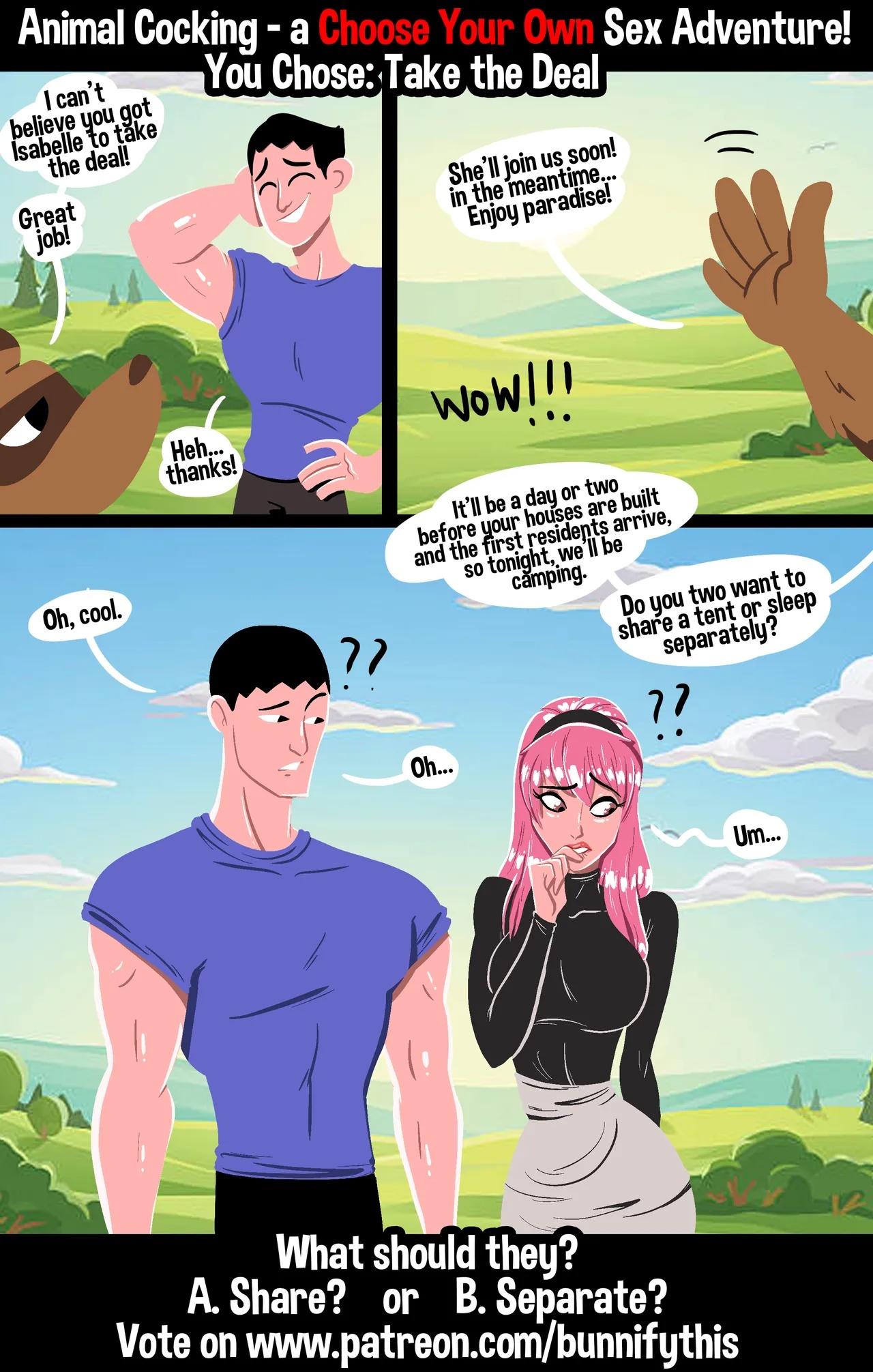 Animal Cocking CYOA Porn Comics english 10