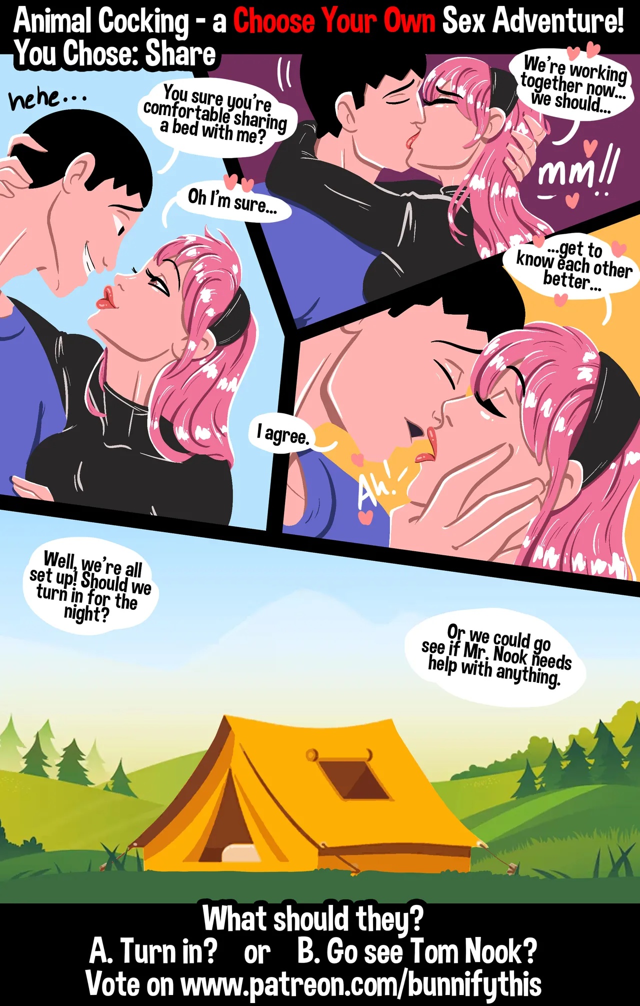 Animal Cocking CYOA Porn Comics english 11