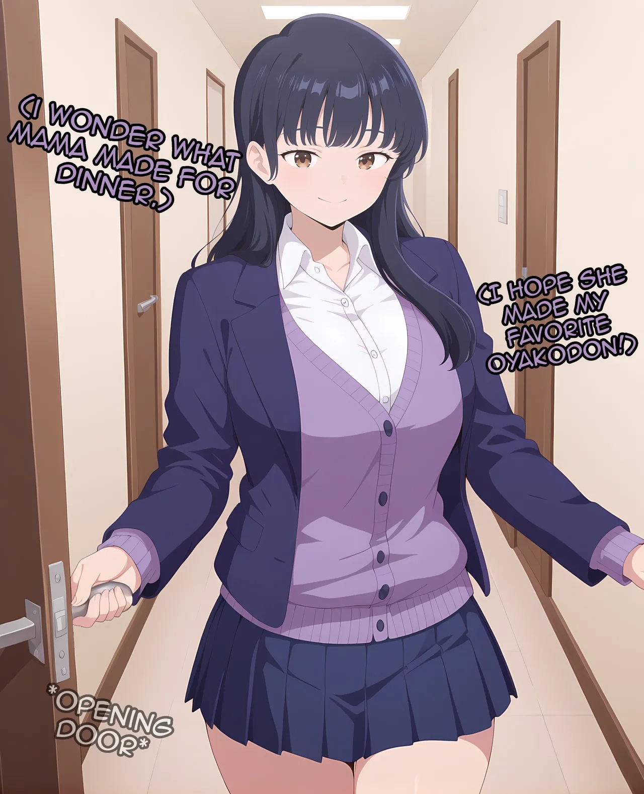 Anna Yamada And Her Mom Get Some Special "Oyakodon"  Porn Comics english 02