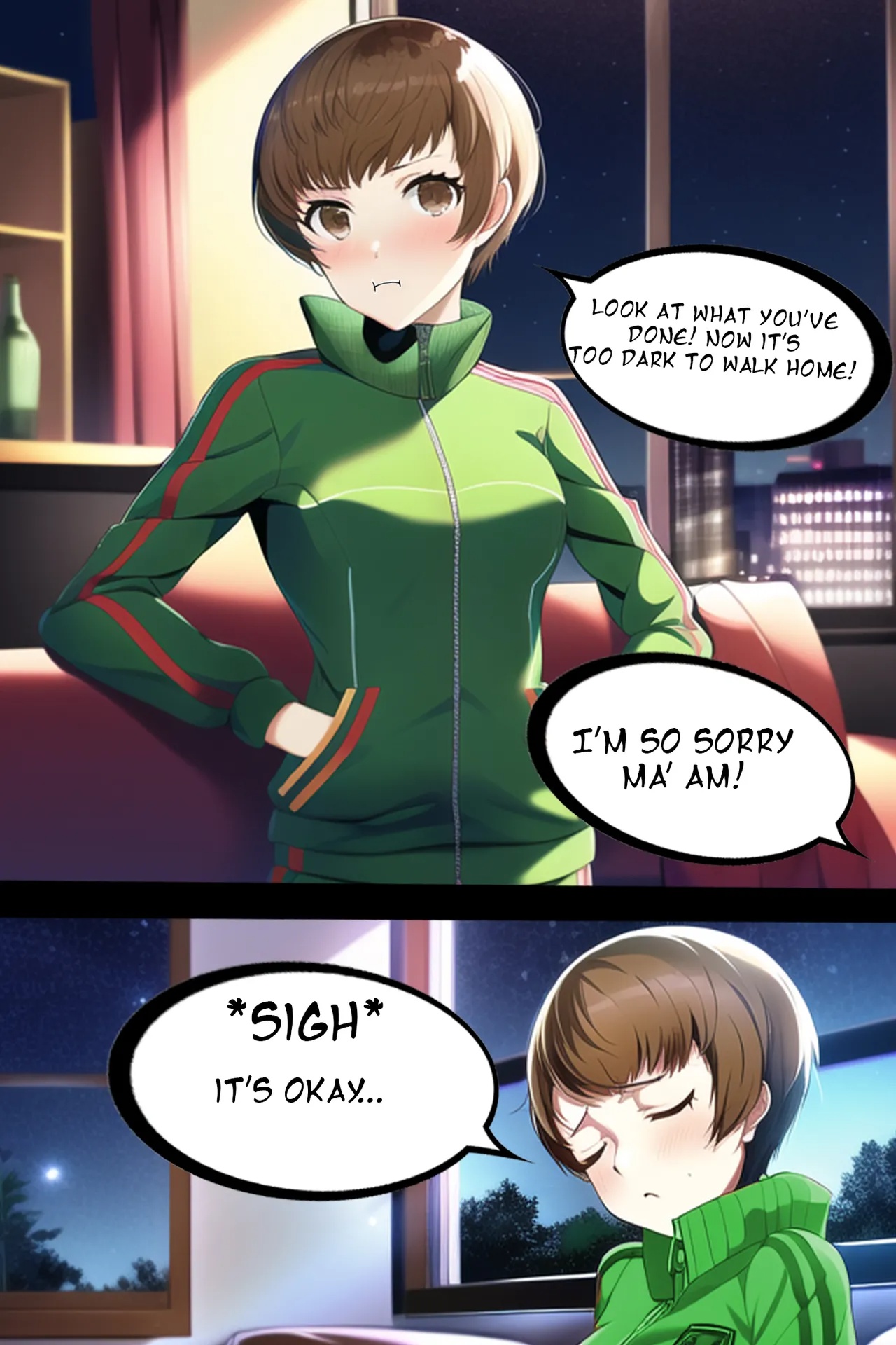 Childhood Friend Chie Porn Comics english 17