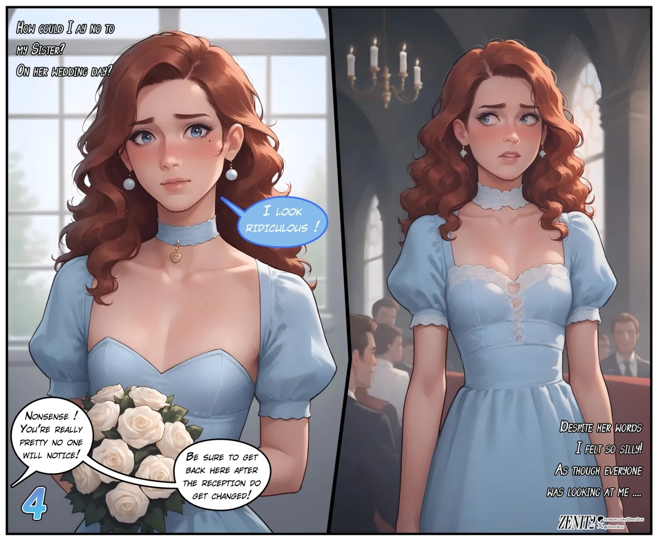 Filling In For The Bridesmaid Porn Comics english 05