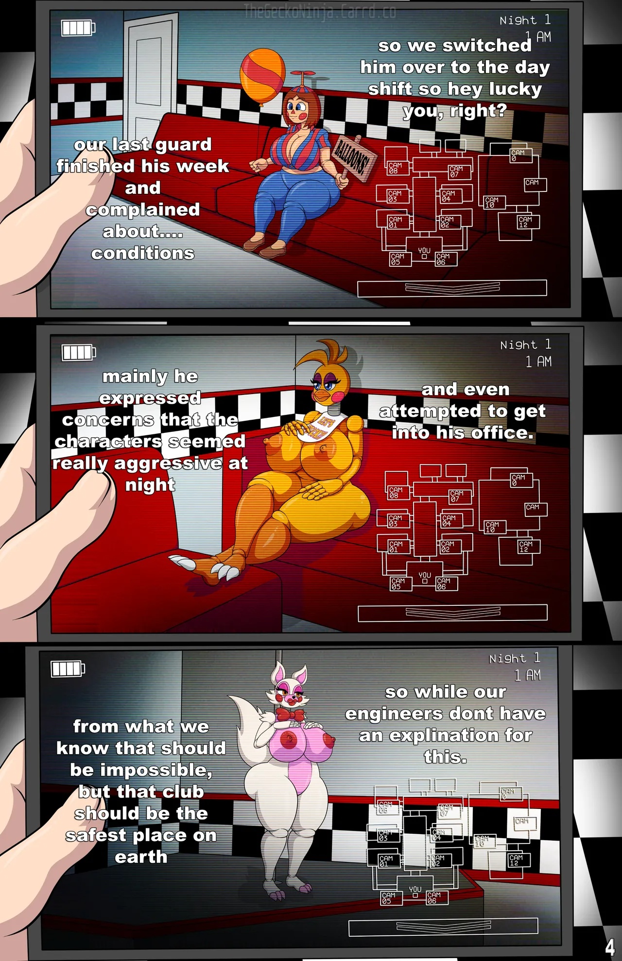 Five Fucks At Freddy's Part 2 Porn Comics english 05