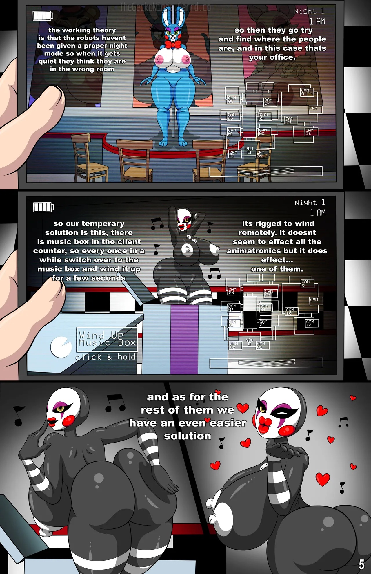 Five Fucks At Freddy's Part 2 Porn Comics english 06