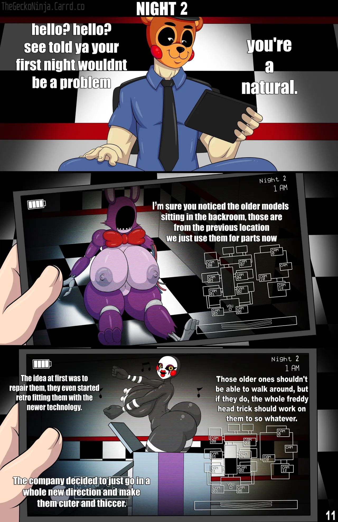 Five Fucks At Freddy's Part 2 Porn Comics english 12