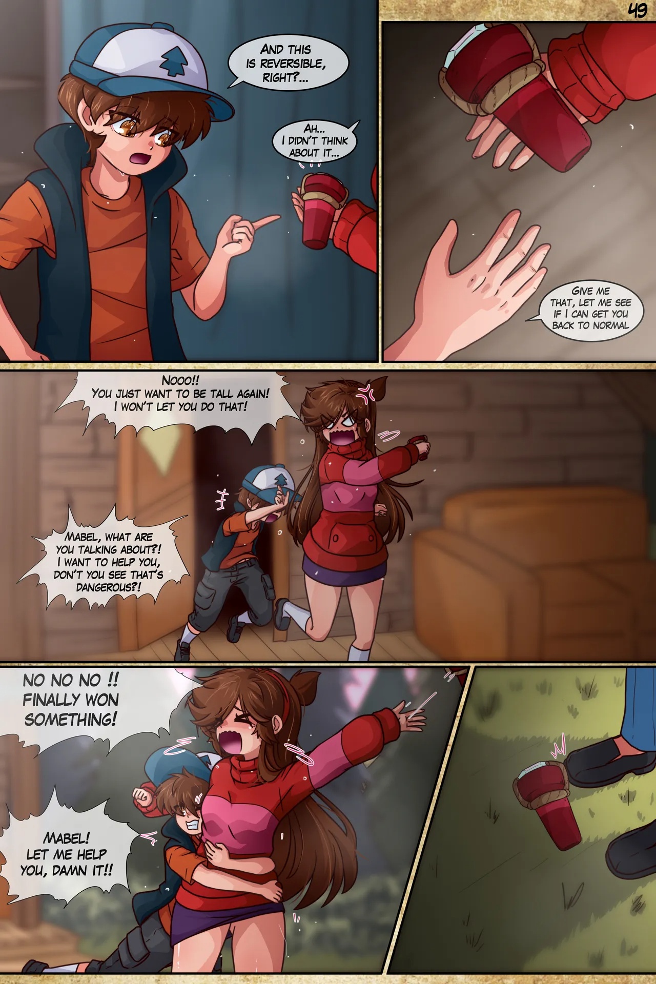 Gravity Fake Part 3 Porn Comics english 51