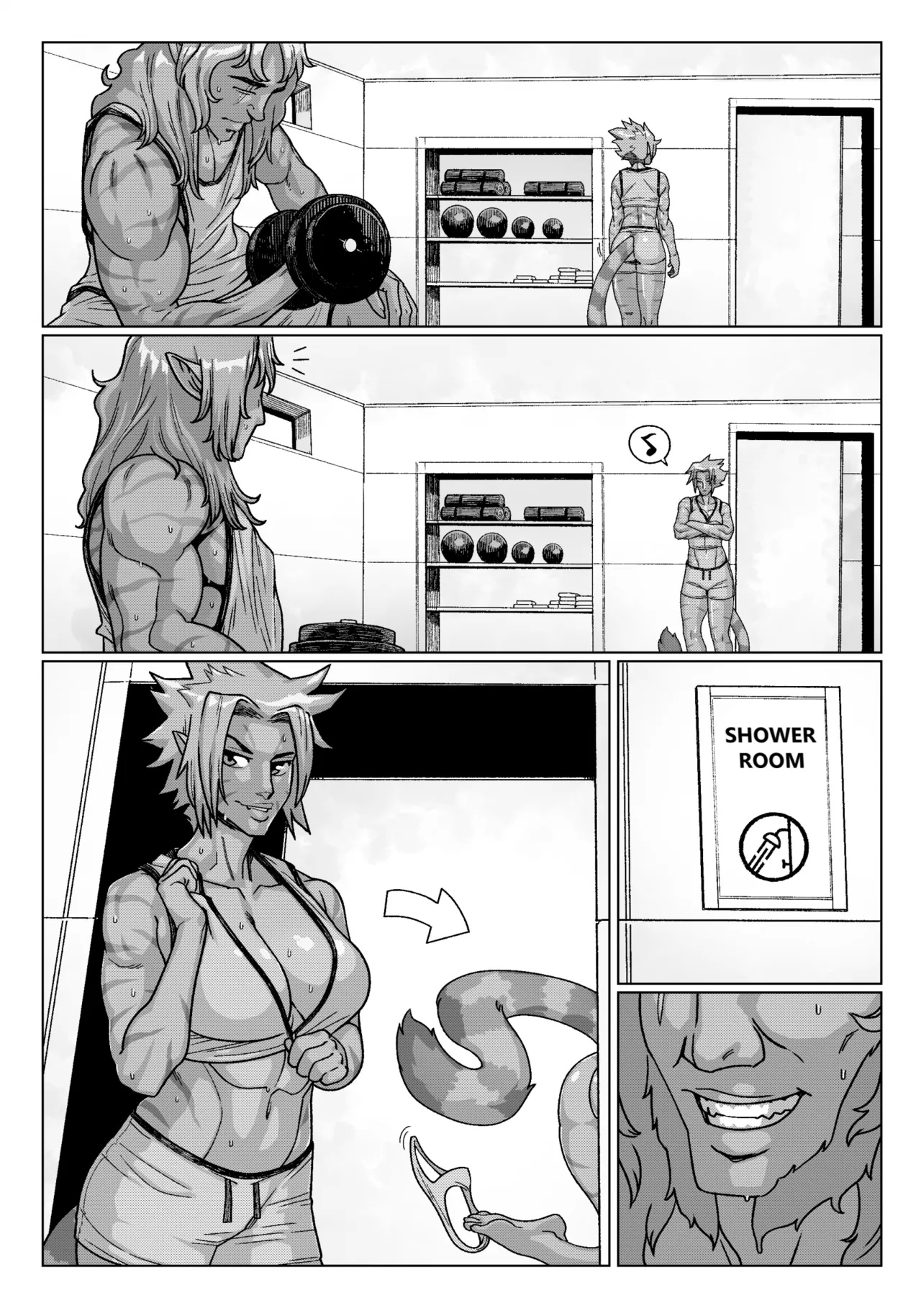 Hit The Showers Porn Comics english 02