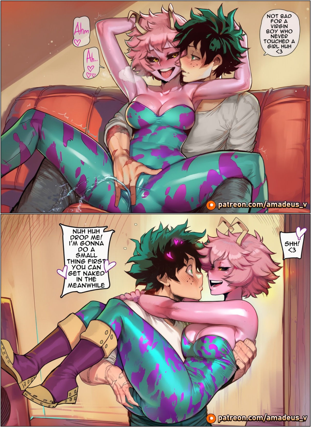 Izuku Midoriya x Mina Ashido: Secret Lessons Porn Comics english 06